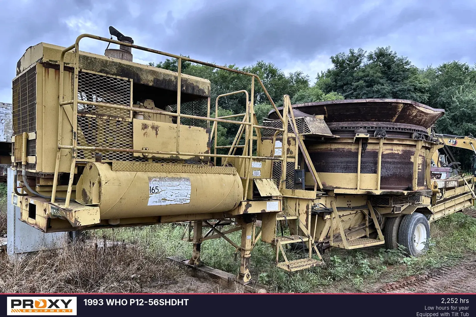 Used 1993 WHO P12-56SHDHT Forestry Grinders Tennessee US | Proxy Equipment #1385089