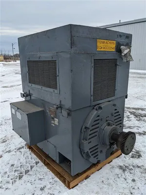 800 HP General Electric Induction Motor 1185 RPM 4160V Frame 8309S Rebuilt