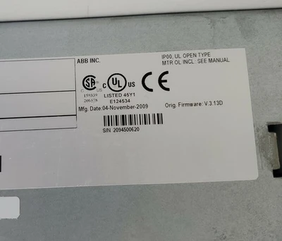 USED ABB ACX550-U0-072A-4