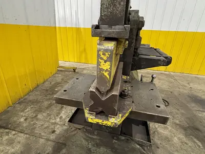 50 TON PIRANHA MODEL #P50 HYDRAULIC IRONWORKER: STOCK #23214