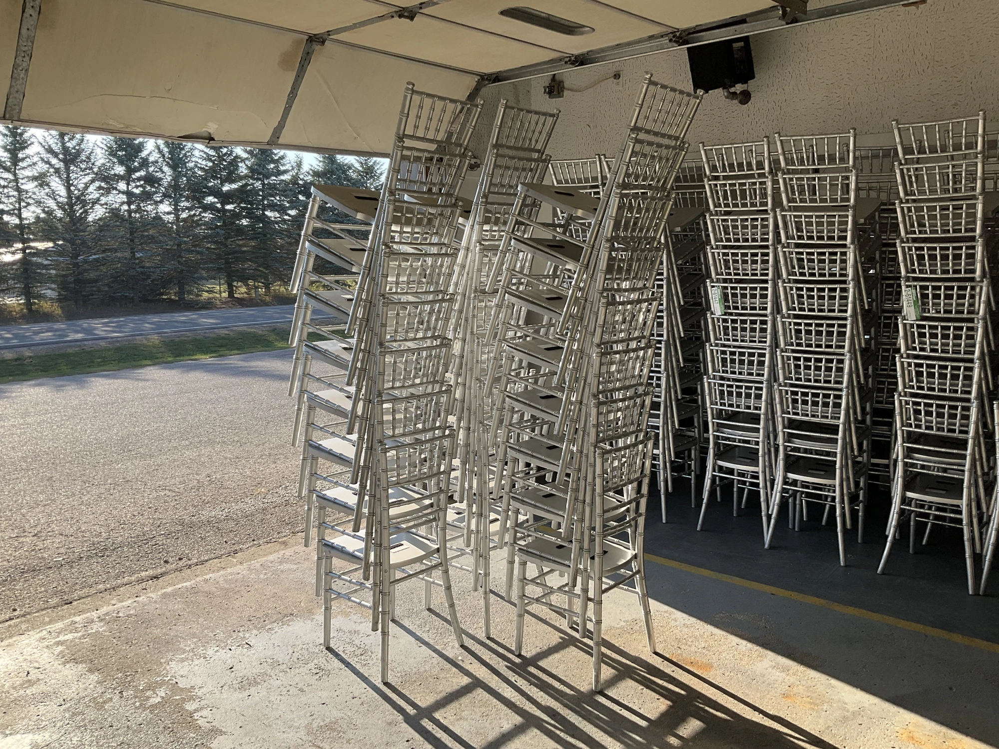 Used 24 WOODEN CHAIRS Party/Banquet Supplies Michigan US | Miedema Asset Management Group #1761435