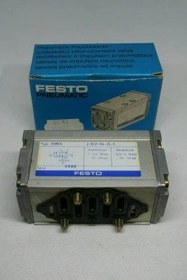 Festo Type 10855 Pneumatic Pilot Operated Valve J-5/2-1/4-D-1