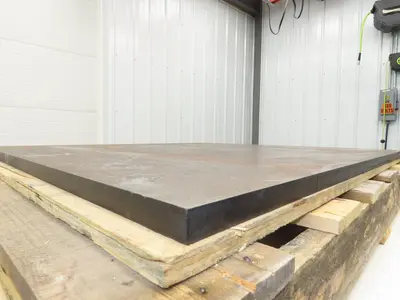 Carbon Steel Flat Ground Bar Stock 7/8" Thick 39"x 42-1/2"  410Lbs