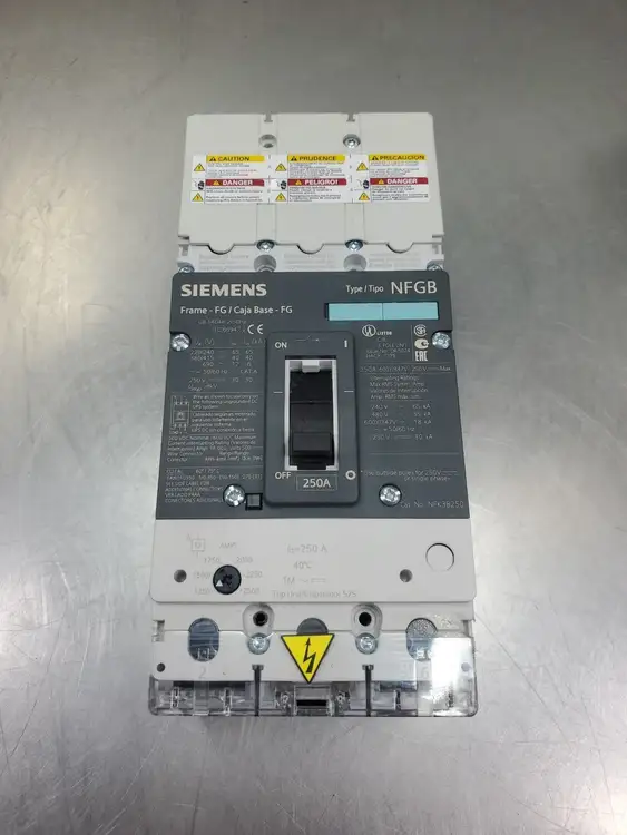Used Siemens NFK3B250 Circuit Breaker, 250A, 3-Pole, 220-690V Circuit Breakers South Carolina US | Palmetto Automation #1159930