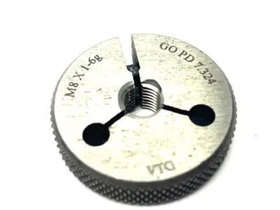 362120010 | Vermont Gage  Threaded Ring Gauge M8x1-6G GO PD 7.324 - New Other