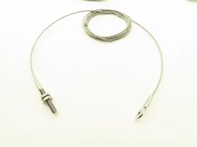 1/16 in x 7 ft Cable Eye & Threaded Rod For Gammerler Palletizer Spear Lot of 10