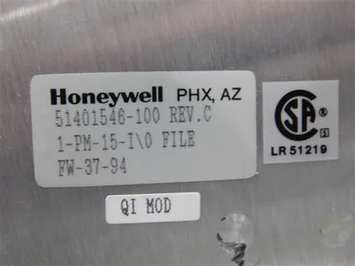 Honeywell 51401546-100 Rev.: C 1-PM-15-I/O File FW-37-94 Used