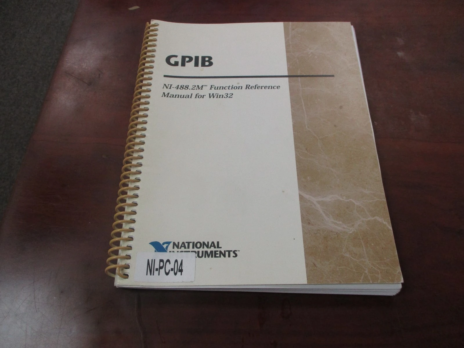 GPIB NI-488.2M Used FUNCTION REFERENCE MANUAL FOR Win32