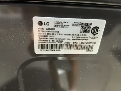Used LG DLEX4080B Air Dryers Michigan US | Miedema Asset Management Group #1320962