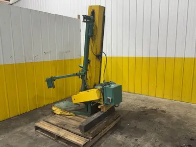 15 HP G&P MODEL 4168 4" X 168" BELT GRINDER: YOBRO #24126