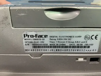 Used 2008 PROFACE 298007002 Automation Control (HMI) Ohio US | HGR 24 #1345273