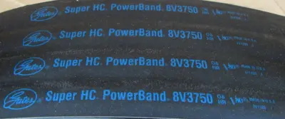 NEW GATES 9387-4375 SUPER HC POWERBAND 8V3750 93874375 4/8V3750