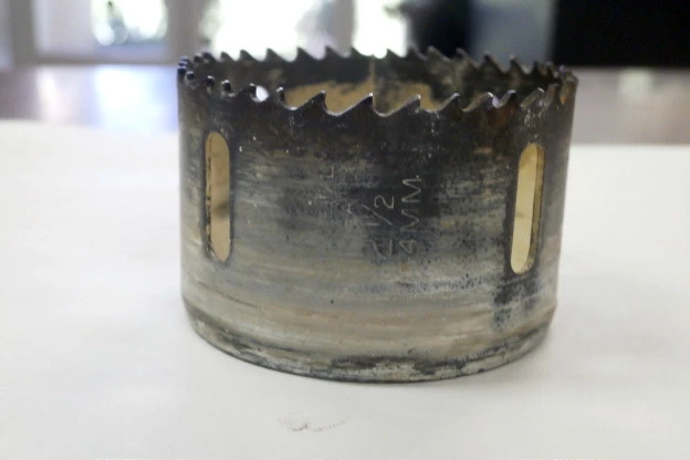 Used 2 1/2" (64mm) Bi-Metal Hole Saw