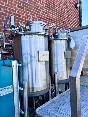 NEW CENTEC EMULSIFICATION SKID 10 GPM W/ 2 - 200L TANKS, FRISTAM FSP POWDER MIXER
