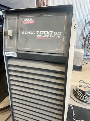 USED LINCOLN ELECTRIC SUB ARC MANIPULATOR SYSTEM W/ PANDJIRIS S-160 & LINCOLN ELECTRIC 1000 SD POWERWAVE POWER SOURCE