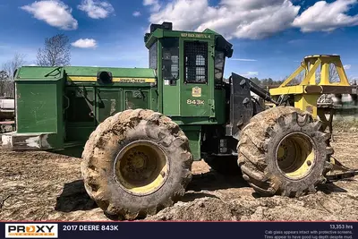 Used 2017 DEERE 843K Feller Bunchers Louisiana US | Proxy Equipment #1385128