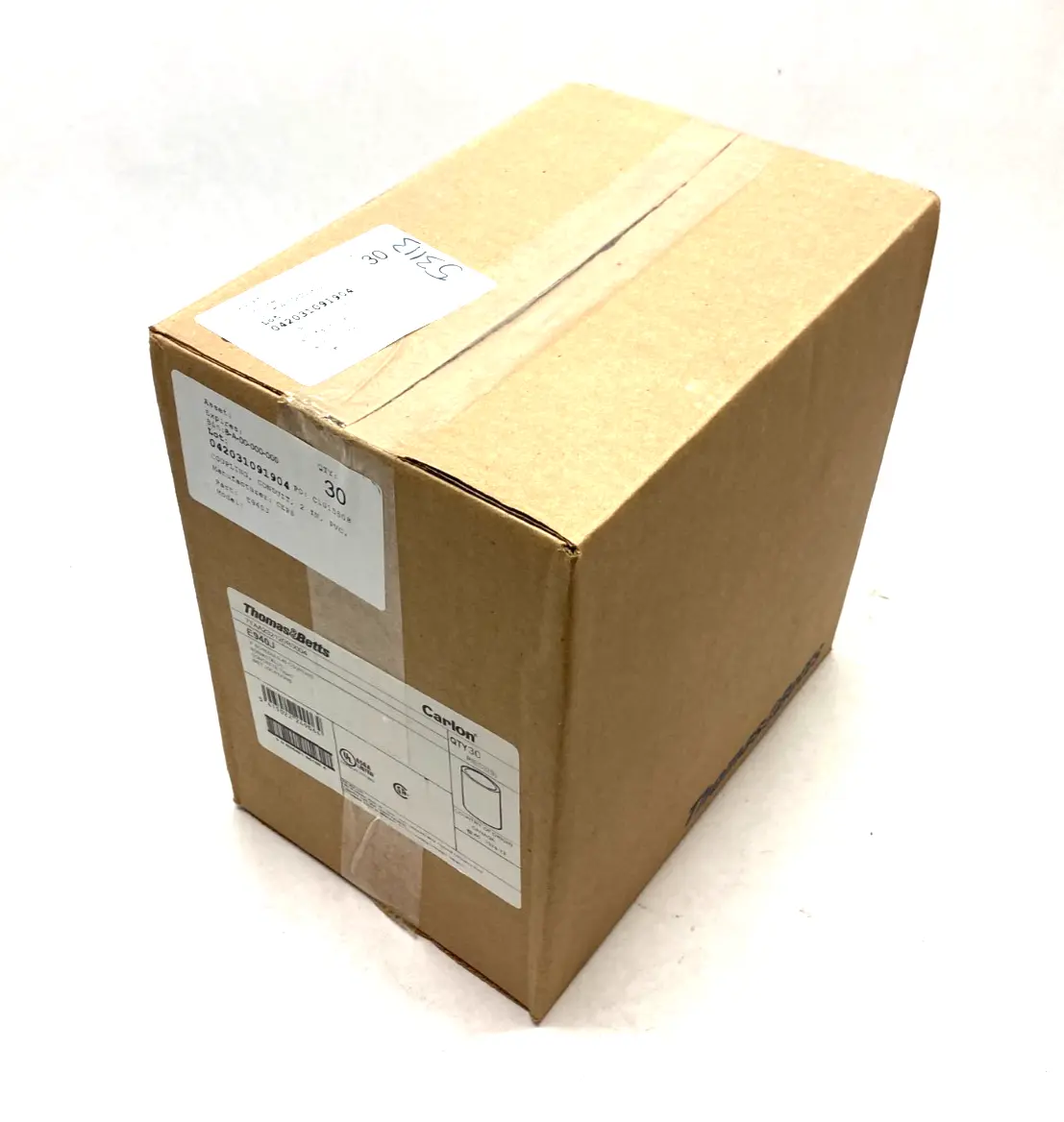 NEW THOMAS & BETTS CARLON SCHEDULE 40 PIPE COUPLING 2" NONMETALLIC