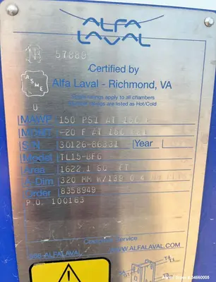 Used ALFA LAVAL TL15-BFG Plate Exchangers Illinois US | Aaron Equipment #1454430