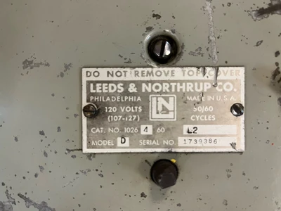 Used LEEDS & NORTHRUP 1026-4-60 Industrial Controls Ohio US | Surplus Asset Holdings #1507173