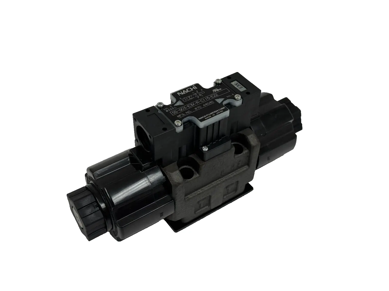 NEW NACHI SS-G03-E3X-R-C115-E22 DIRECTIONAL CONTROL VALVE 870-44040