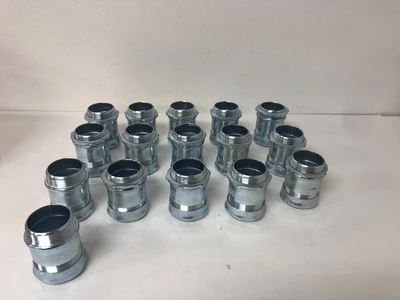 1-1/2" Metallic Tube EMT Compression Connector New Fast Shipping (Lot Of 16)