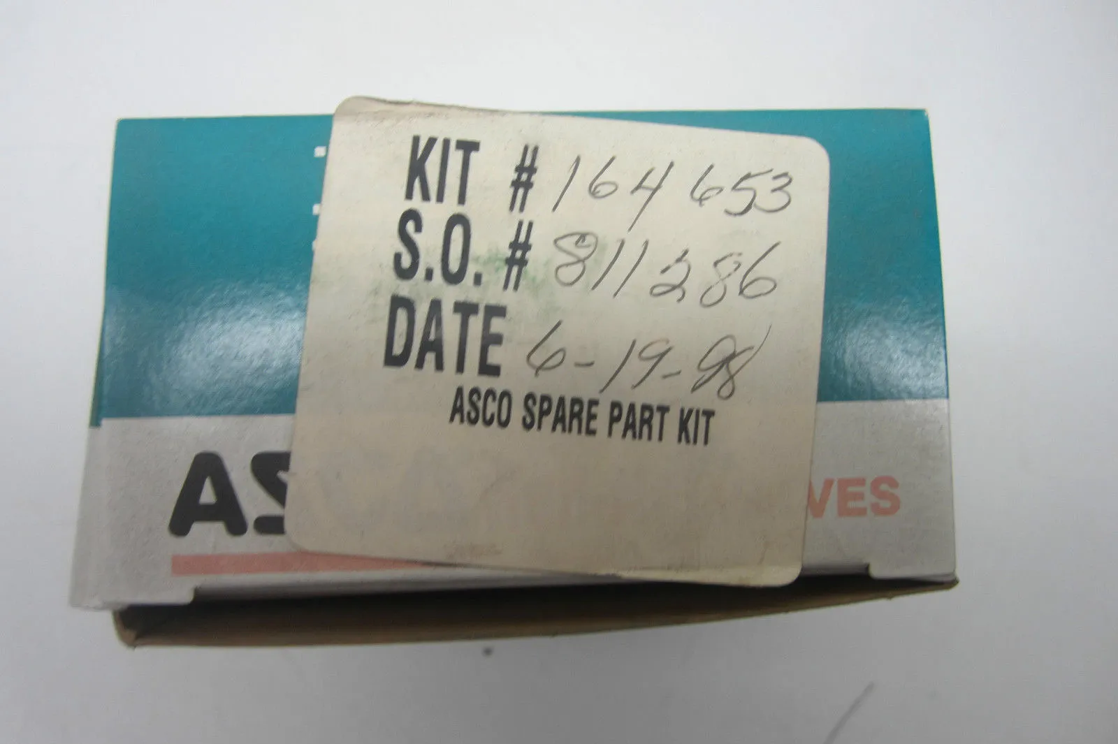 NEW ASCO 164653 REBUILD KIT