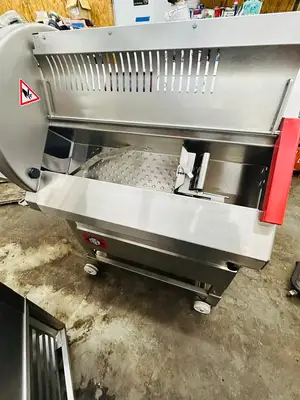 Treif Puma 700 EB Horizontal Meat Slicer W/ Conveyor Fully Refurbished