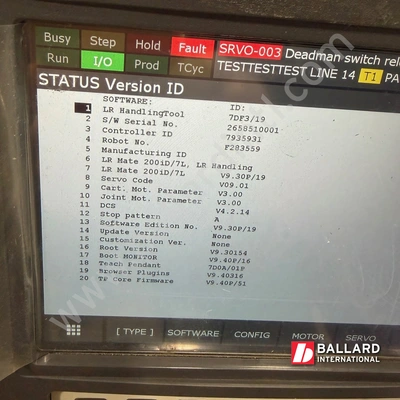 FANUC LR Mate 200iD/7L Robot System w/ R30iB Mate Plus