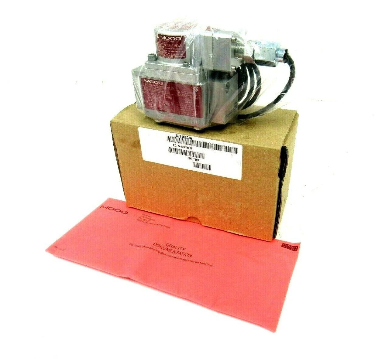 NEW G771K203A SERVO VALVE W/ CERTIFICATE