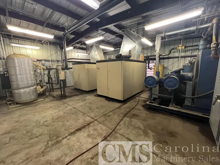 Used QUINCY AND INGERSOLL RAND AIR COMPRESSOR ROOM WITH DRYERS Air Compressors (Misc) North Carolina US | CAROLINA MACHINERY SALES #1146633