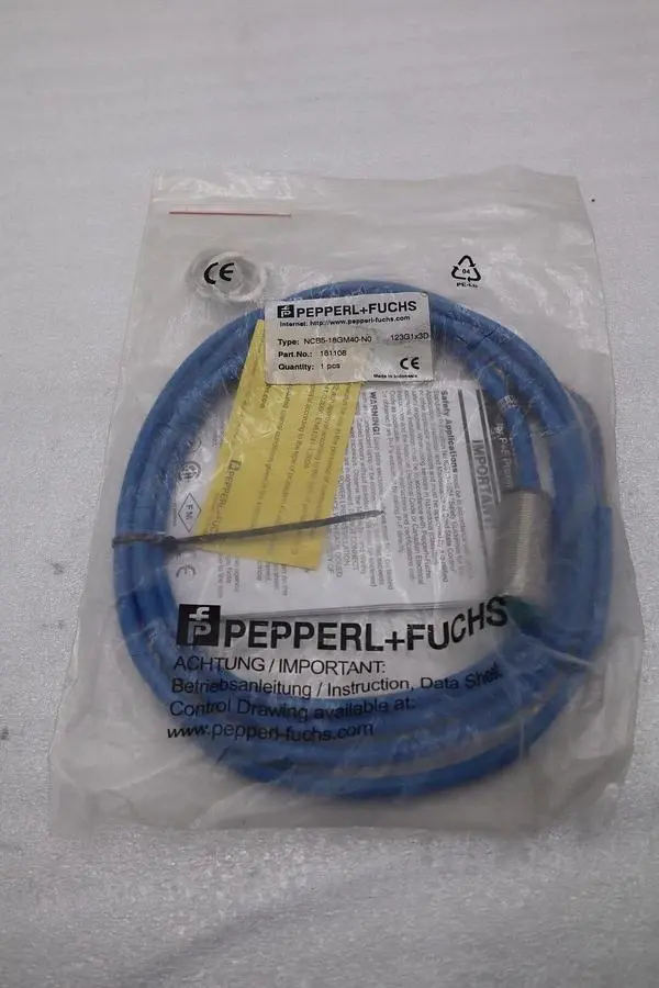 NEW PEPPERL + FUCHS NCB5-18GM40-N0 INDUCTIVE PROXMITY SENSOR STOCK 5283