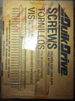 Screws,No.X1S1016, 5/16 HEX #10x1",Approx.1500 screws per box(33)Boxes Available