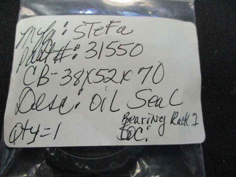 New | in-Stock Stefa 31550 Seals & Gaskets Arizona US | ASSET CONVERSION SPECIALISTS, INC. #324174