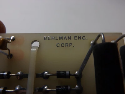 Used BEHLMAN _UNKNOWN_ Circuit Boards Texas US | OCO Industrial #1573600