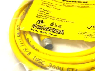 NEW TURCK PICOFAST DOUBLE ENDED CORDSET
