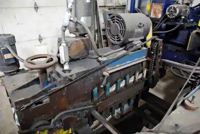 2″ OD x 144″ Max. BUCKEYE/LOOPCO Brush Deburring Machine