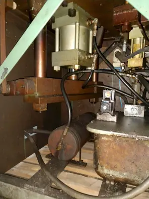 12" TUREK & HELLER HYDRAULIC SHEAR & CLAMP MACHINE: STOCK #10633