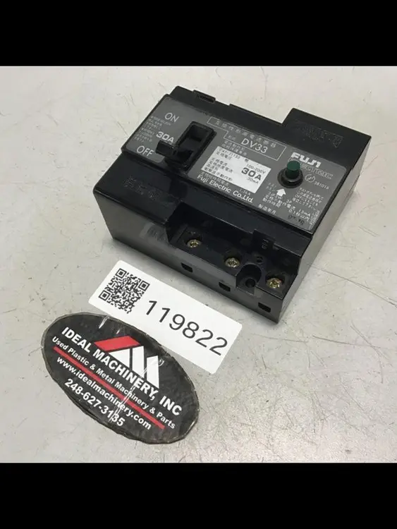 Used FUJI ELECTRIC DV33-30 Circuit Breakers Michigan US | Ideal Machinery #591016