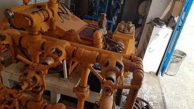 USED SJ PETRO SJ-300 TRIPLEX MUD PUMP