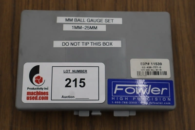 Used FOWLER BALL GAGE Lab Inspection Minnesota US | Machinesused.com #1506396