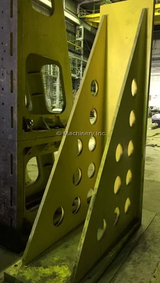 USED * 121" X 30" X 73" Precision Angle Plates