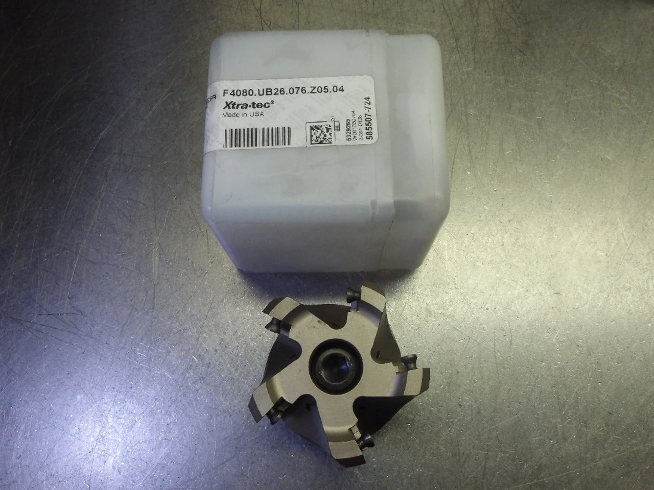Walter 3" Coolant Thru Indexable Facemill 1" Arbor F4080.UB26.076.Z05.04 (LOC1006B)