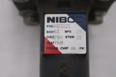 NIBCO WD3222 BUTTERFLY VALVE 250PSI 2-1/2" - STOCK M-27CC