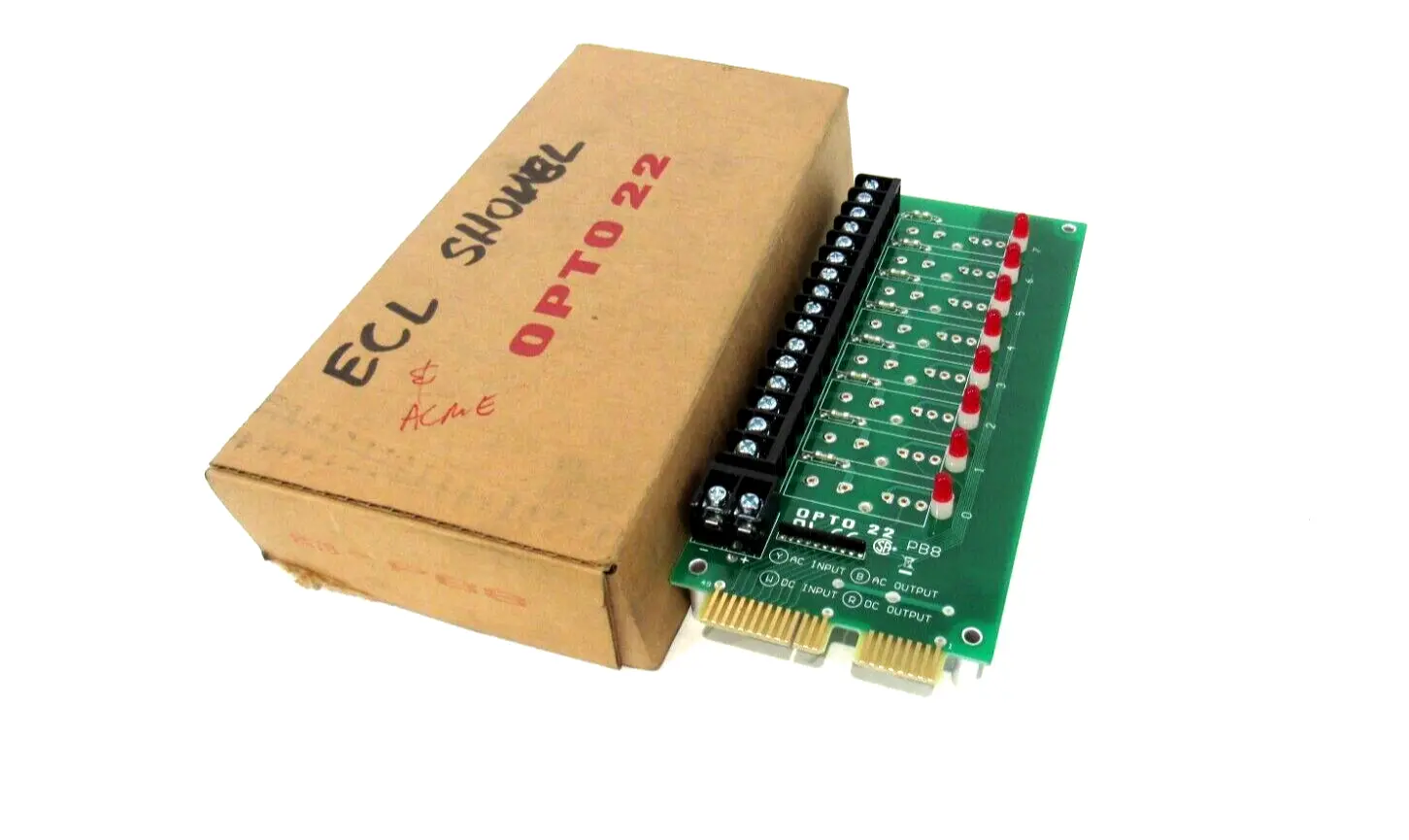 NEW OPTO 22 PB8 I/O MODULE RACK