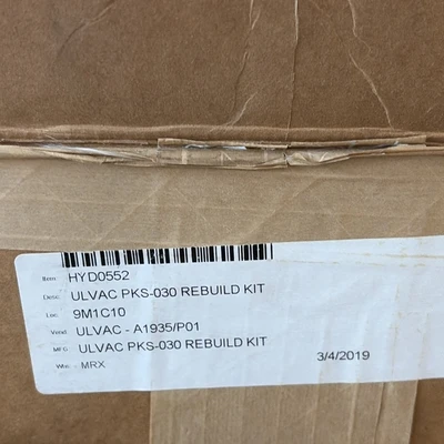 New | in-Stock ULVAC HYD0552 Vacuum Pumps Indiana US | J&J Industrial Supply #1388177