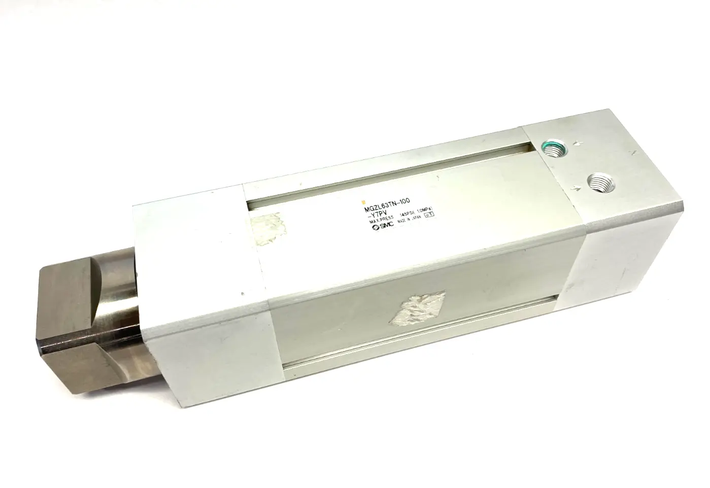 USED SMC NON-ROTATING DOUBLE POWER CYLINDER 63MM BORE 100MM STROKE
