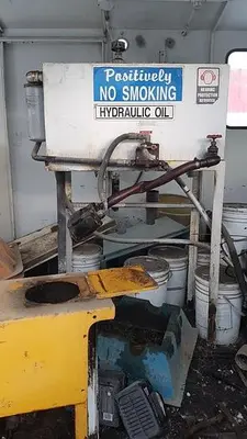 USED OILWELL SUPER 48 4.5X8 TRIPLEX WELL SERVICING REVERSING MUD PUMP