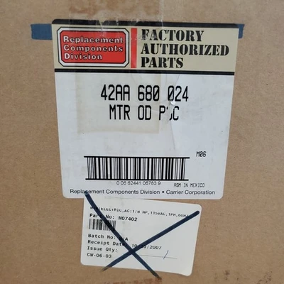 NEW GE Commercial Motors 42AA680024