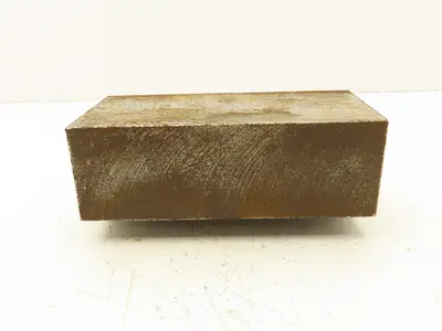 Press Brake Die Blank 7-5/8" Long 3-9/16" Wide 2-1/2" High 1/2" Tang