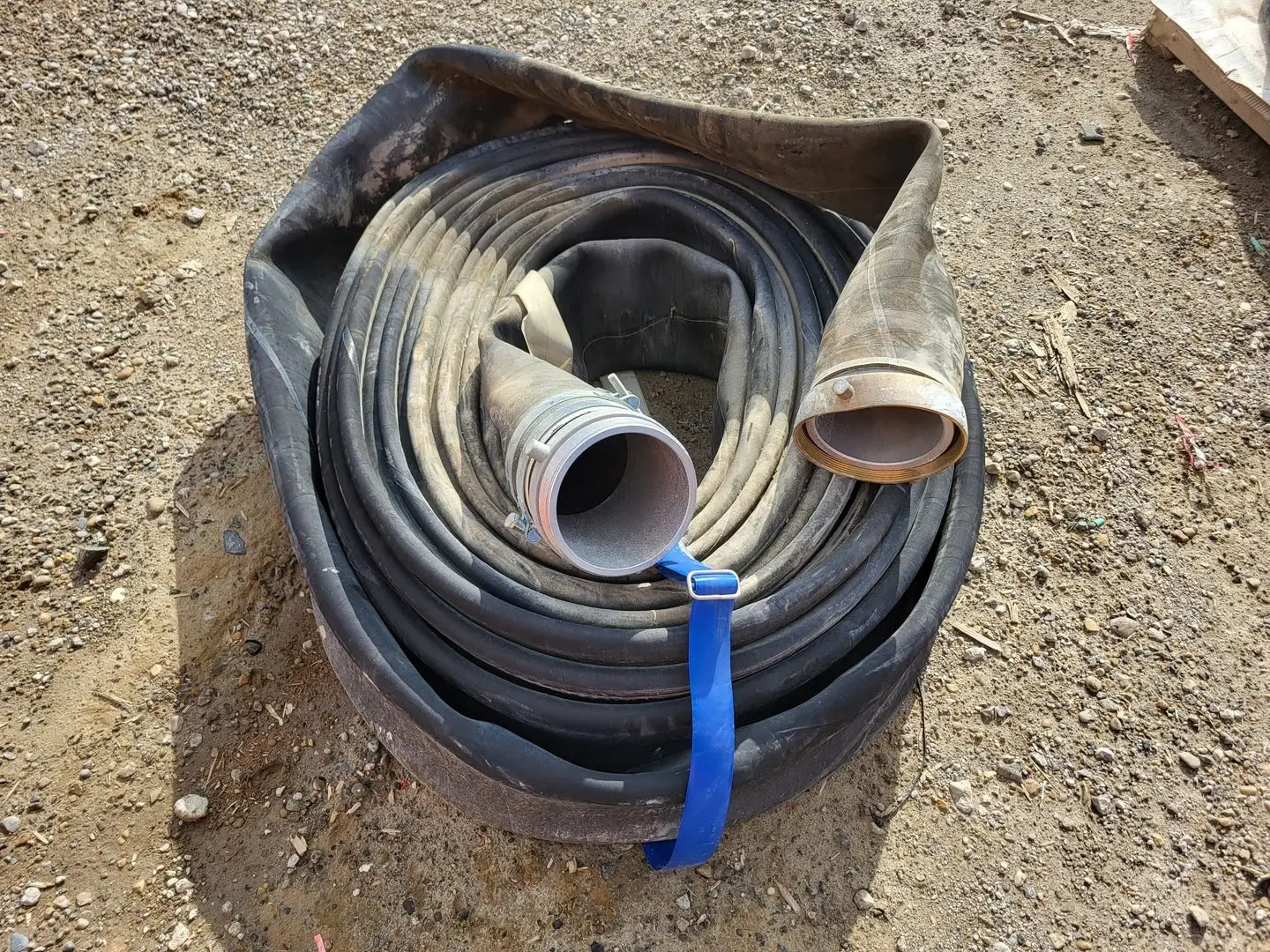 6" x 95 ft Prospector Water Suction and Discharge Hose Black, 150 psi